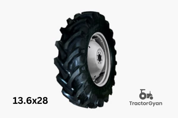 Birla Farm Haul Platina 13.6x28 - Rear Tyre image
