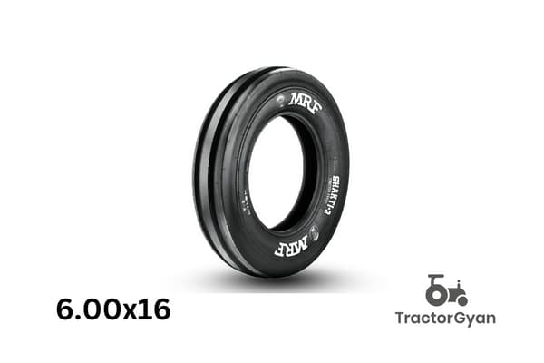 MRF Shakti 3-Rib 6.00x16 - Front Tyre image