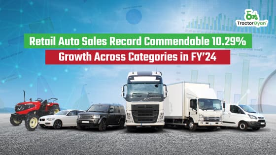 Retail Auto Sales Record Commendable 10.29% Growth Across Categories in FY’24