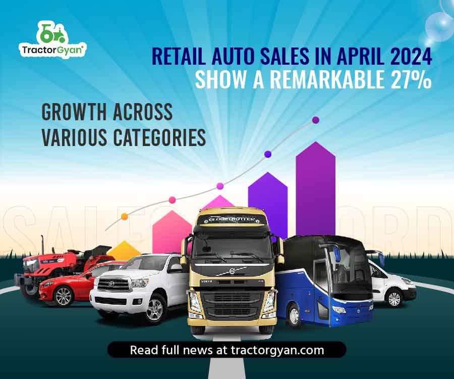 Retail Auto Sales in April 2024 Show a Remarkable 27% Growth Across Various Categories