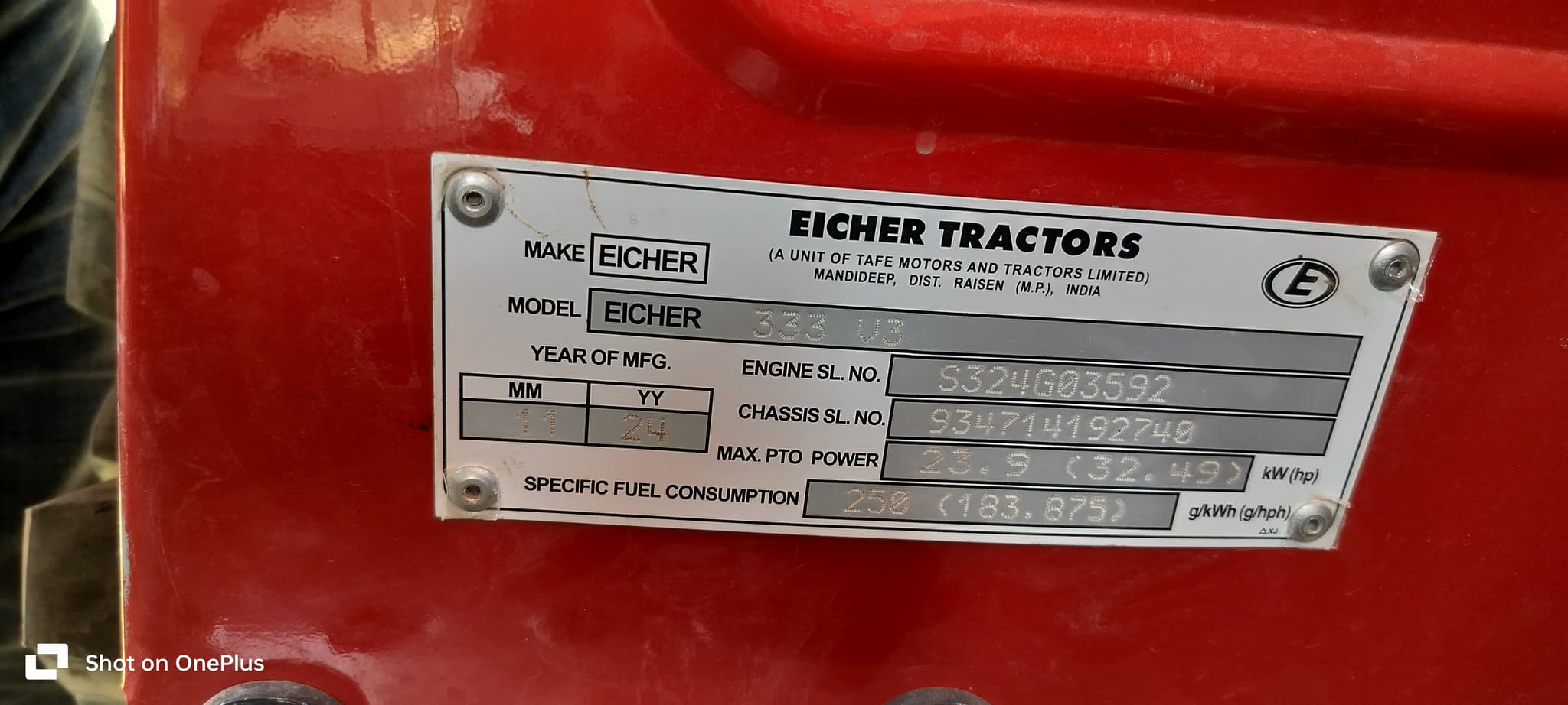 Eicher 333 Super Plus 2WD Prima G3 (3)