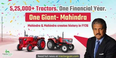Mahindra Farm Equiment Business Tractor Sales in FY 2025-26: Sold 5,26,403 Tractors, Rise 24%