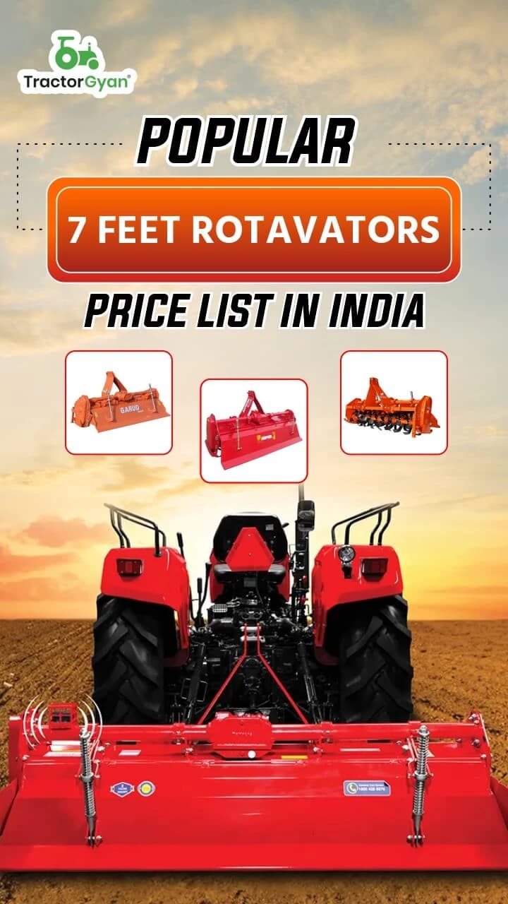Popular 7 Feet Rotavators Price List in India Popular 7 Feet Rotavators Price List in India