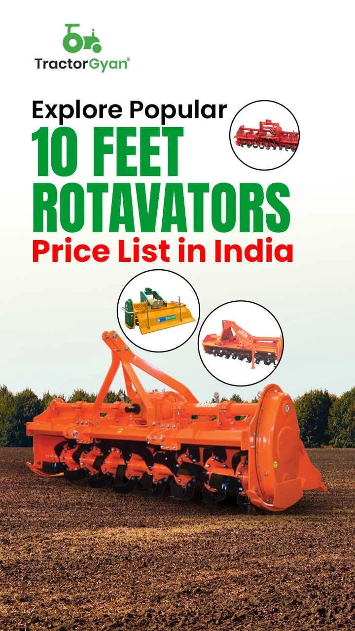 Popular 10 Feet Rotavators Price List in India Popular 10 Feet Rotavators Price List in India