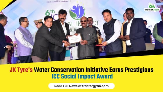 JK Tyre's Water Conservation Initiative Earns Prestigious ICC Social Impact Award JK Tyre's Water Conservation Initiative Earns Prestigious ICC Social Impact Award image