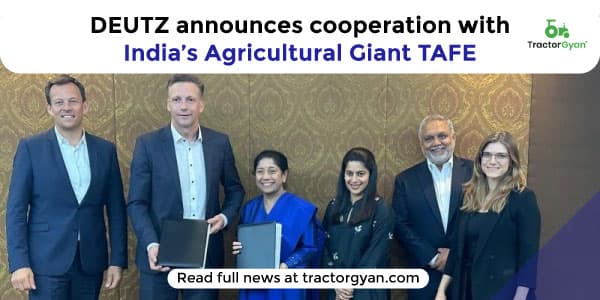 DEUTZ announces cooperation with India’s Agricultural Giant TAFE DEUTZ announces cooperation with India’s Agricultural Giant TAFE image