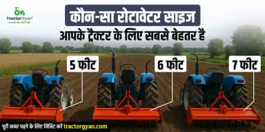 कौन-सा रोटावेटर साइज आपके ट्रैक्टर के लिए सबसे बेहतर है — 5 फीट, 6 फीट या 7 फीट? कौन-सा रोटावेटर साइज आपके ट्रैक्टर के लिए सबसे बेहतर है — 5 फीट, 6 फीट या 7 फीट?