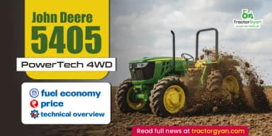 John Deere 5405 PowerTech 4WD Fuel Economy, Price & Technical Overview John Deere 5405 PowerTech 4WD Fuel Economy, Price & Technical Overview
