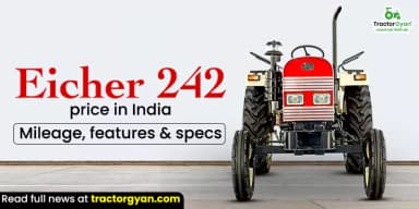 Eicher 242 Tractor Price, Mileage & Specs Eicher 242 Tractor Price, Mileage & Specs