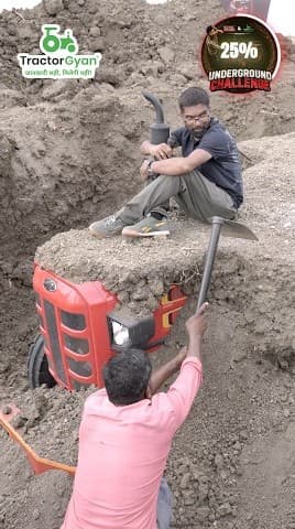 Mahindra 585 DI Passes the Underground Challenge! Video - Tractor Gyan Mahindra 585 DI Passes the Underground Challenge! Video - Tractor Gyan
